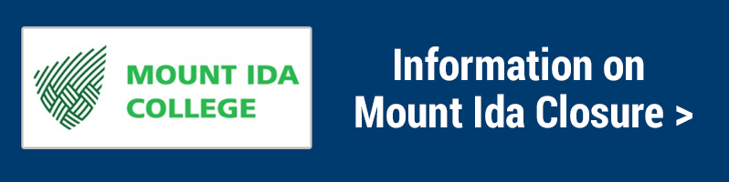 Mount Ida College: Information on Mount Ida Closure
