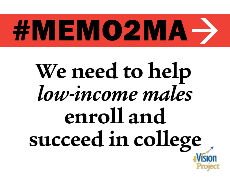 We need to help low-income males enroll and succeed in college