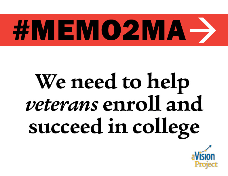 We need to help veterans enroll and succeed in college