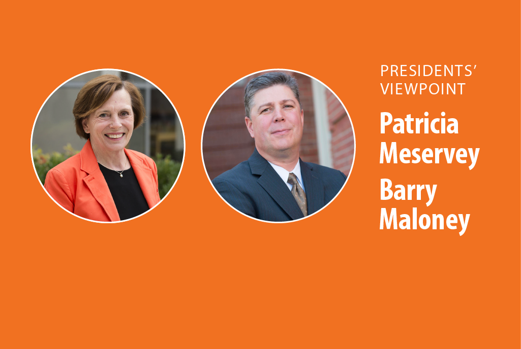 Presidents’ Viewpoint: Patricia Meservey and Barry Maloney