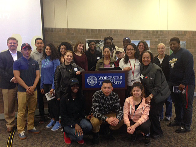 North High School GEAR UP Students at Worcester State University