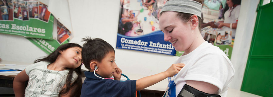 Westfield State nursing students participated in an international public health mission to Santa Maria de Jesus, Guatemala in March 2014.