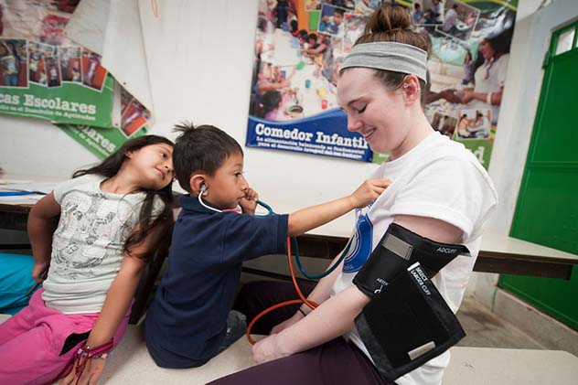 Westfield State nursing students participated in an international public health mission to Santa Maria de Jesus, Guatemala in March 2014.